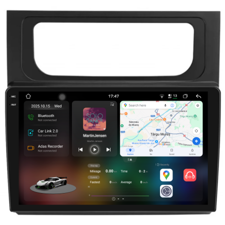 Navigatii Android - Navigatie Dedicata Volkswagen Touran (2010-2015), 2K, 12Gb Ram, 256Gb Stocare, Carplay