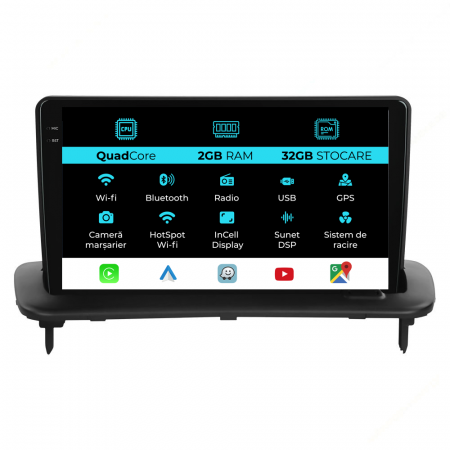 S40 (2004 - 2012) - Navigatie Dedicata Volvo S40 (2004-2012), 9Inch, 2Gb Ram, 32Gb Stocare, Carplay