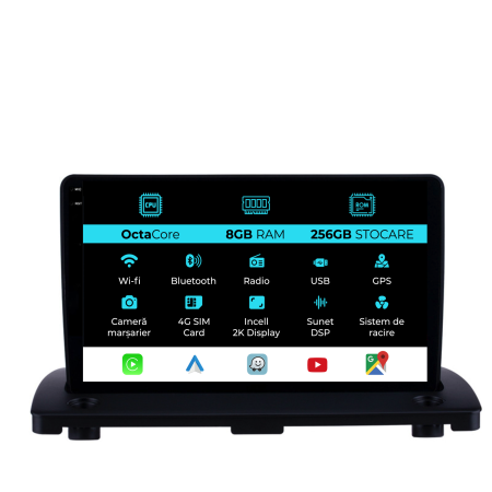 XC 90 (2002 - 2015) - Navigatie Dedicata Volvo Xc90 (2002-2014), 2K, 8Gb Ram, 256Gb Stocare, Carplay