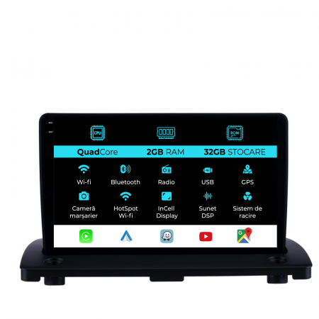 XC 90 (2002 - 2015) - Navigatie Dedicata Volvo Xc90 (2002-2014), 9Inch, 2Gb Ram, 32Gb Stocare, Carplay