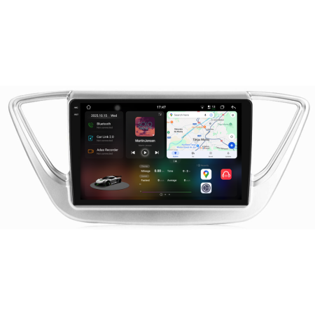 Accent (2017 - 2020) - Navigatie Hyundai Accent (2017 - 2020), 2K, 12Gb Ram, 256Gb Stocare, Android Auto, Carplay