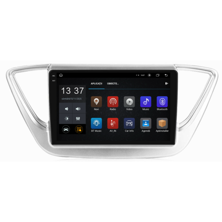Navigatie Hyundai Accent (2017 - 2020), 2K, 8Gb Ram, 256Gb Stocare, Android Auto, Carplay [4]