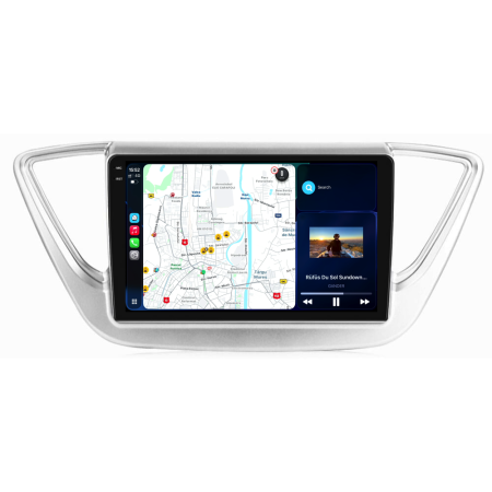 Navigatie Hyundai Accent (2017 - 2020), 9 Inch, 2Gb Ram, 32Gb Stocare, Android Auto, Carplay [1]