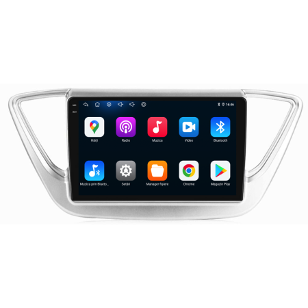 Navigatie Hyundai Accent (2017 - 2020), 9 Inch, 4Gb Ram, 64Gb Stocare, Android Auto, Carplay [5]