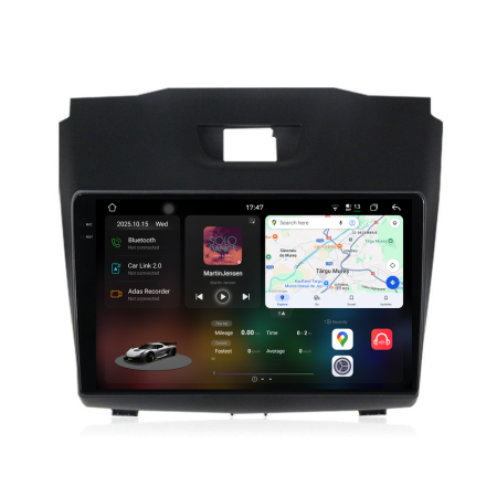 D-max (2012 - 2020) - Navigatie Isuzu D-max (2012 - 2020), 2K, 12Gb Ram, 256Gb Stocare, Android Auto, Carplay