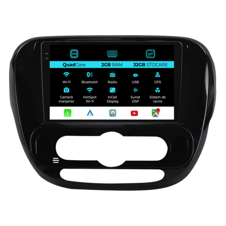 Navigatie Kia Soul (2014 - 2019), 9 Inch, 2Gb Ram, 32Gb Stocare, Android Auto, Carplay [0]