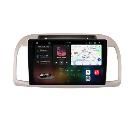 Micra 3 (2003 - 2010) - Navigatie Nissan Micra k12 (2002 - 2010), 2K, 12Gb Ram, 256Gb Stocare, Android Auto, Carplay