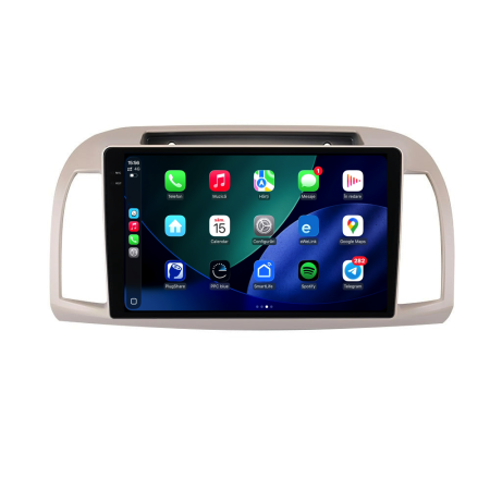 Navigatie Nissan Micra k12 (2002 - 2010), 2K, 8Gb Ram, 256Gb Stocare, Android Auto, Carplay [2]