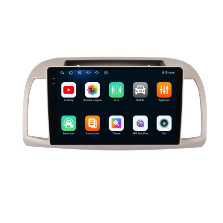 Navigatie Nissan Micra k12 (2002 - 2010), 9 Inch, 2Gb Ram, 32Gb Stocare, Android Auto, Carplay [4]