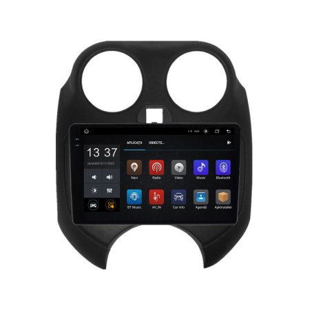 Navigatie Nissan Micra K13 (2010 - 2013), 2K, 4Gb Ram, 64Gb Stocare, Android Auto, Carplay [4]