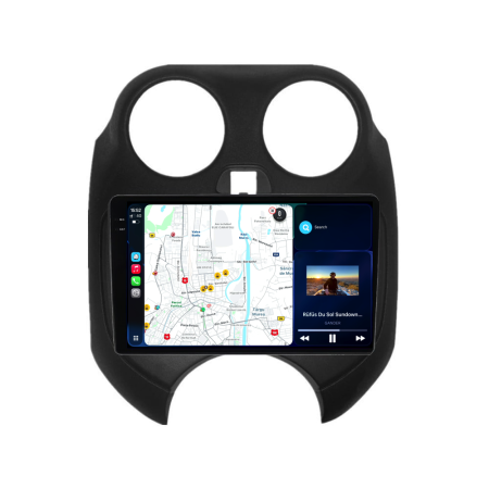Navigatie Nissan Micra K13 (2010 - 2013), 2K, 8Gb Ram, 256Gb Stocare, Android Auto, Carplay [1]