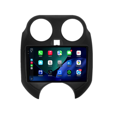 Navigatie Nissan Micra K13 (2010 - 2013),QuadCore, 9 Inch, 4Gb Ram, 64Gb Stocare, Android Auto, Carplay [2]