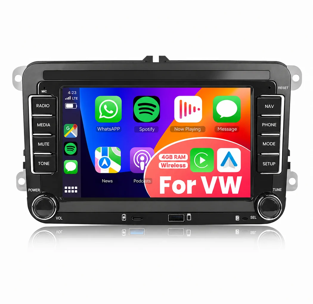 Navigatie Skoda, 7Inch, 4Gb Ram, 64Gb stocare, Apple Carplay/Android Auto [9]