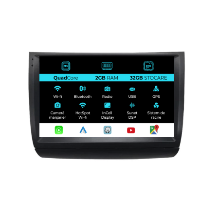 Prius (2002 - 2009) - Navigatie Toyota Prius (2003 - 2009), 9 Inch, 2Gb Ram, 32Gb Stocare, Android Auto, Carplay