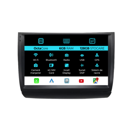 Prius (2002 - 2009) - Navigatie Toyota Prius (2003 - 2009), 9 Inch, 6Gb Ram, 128Gb Stocare, Android Auto, Carplay