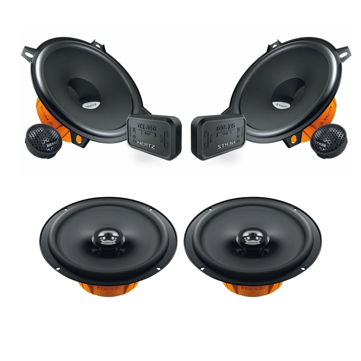 Pachete de difuzoare dedicate - Pachet difuzoare auto Audi A3 8L 1996-2003 Hertz Dieci 80 W