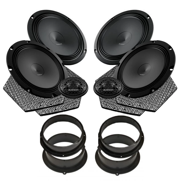 CarAudio - Pachet difuzoare auto Audison Prima dedicat Audi A4 2007-2015, RMS 150 W