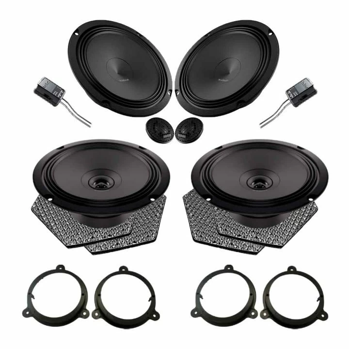 Pachete de difuzoare dedicate - Pachet difuzoare auto Audison Prima dedicat Mazda 2 2012-2022, RMS 100W