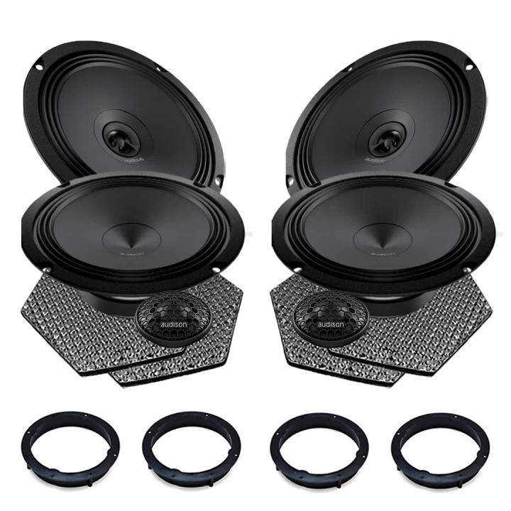 Pachete de difuzoare dedicate - Pachet difuzoare auto Audison Prima dedicat Skoda Fabia 2014-2021, RMS 100W