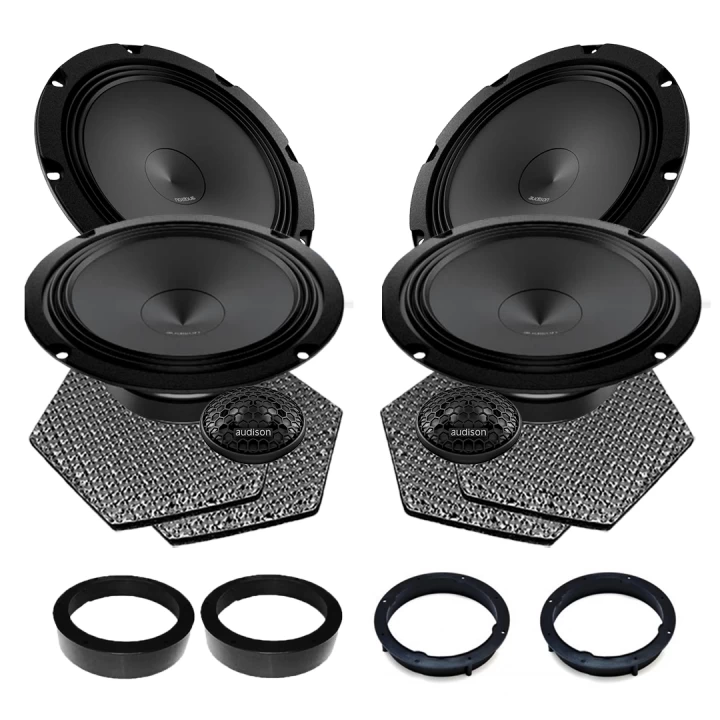 Pachete de difuzoare dedicate - Pachet difuzoare auto Audison Prima dedicat Skoda Superb 2015-, RMS 100W, 200mm