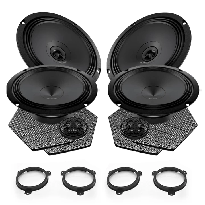 Pachete de difuzoare dedicate - Pachet difuzoare auto Audison Prima dedicat Toyota CH-R 2016-, RMS 100W