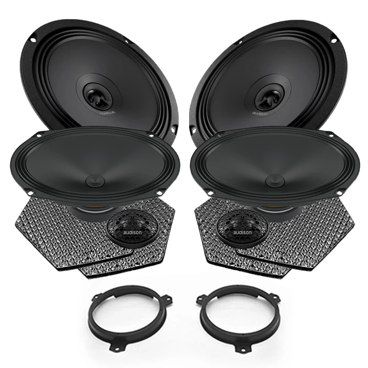 Pachete de difuzoare dedicate - Pachet difuzoare auto Audison Prima dedicat Toyota Prius 2009-2015, RMS 100W