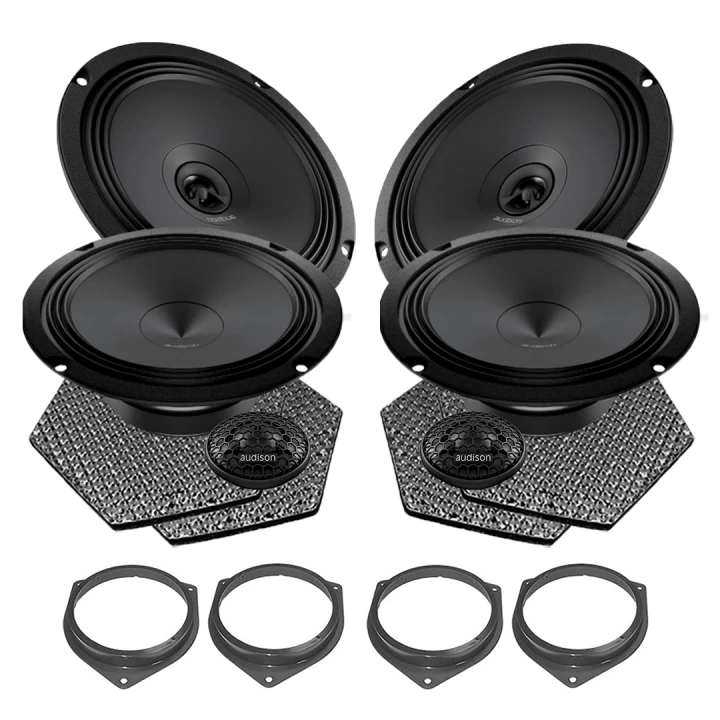 Pachete de difuzoare dedicate - Pachet difuzoare auto Audison Prima dedicat Toyota Rav 4 2012-2018, RMS 100W