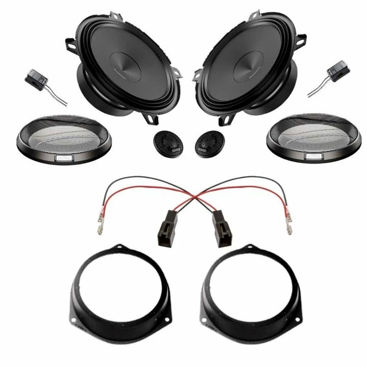 Pachete de difuzoare dedicate - Pachet difuzoare auto Audison Prima dedicat usi fata Fiat Doblo 2009-, RMS 75W