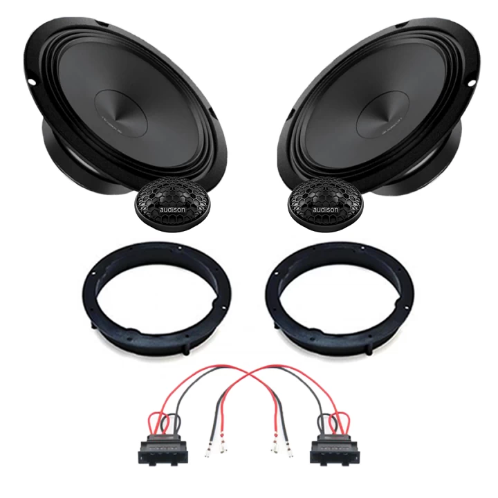 Pachete de difuzoare dedicate - Pachet difuzoare auto Audison Prima dedicat usi fata Skoda Fabia 2014-2021, RMS 100W