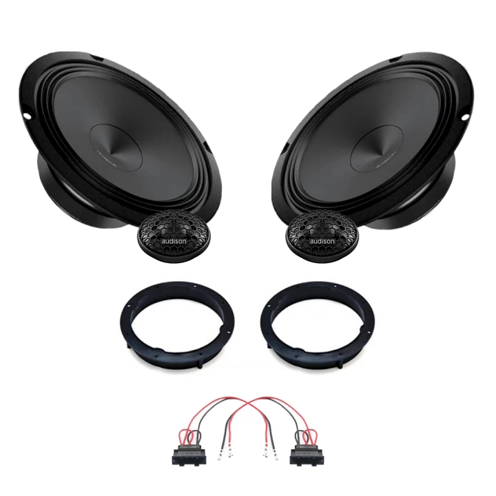 Pachete de difuzoare dedicate - Pachet difuzoare auto Audison Prima dedicat usi fata Skoda Octavia 2019-, RMS 100W
