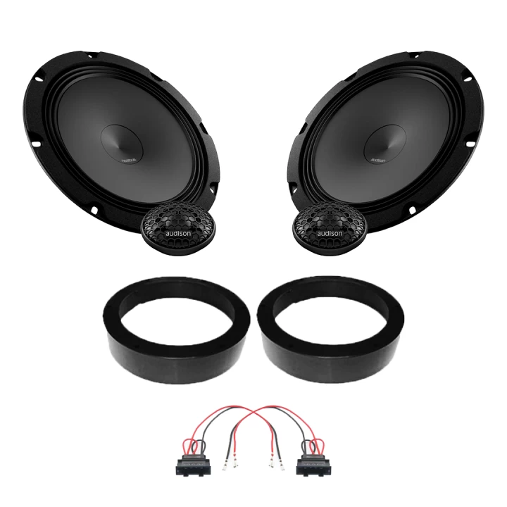 Pachete de difuzoare dedicate - Pachet difuzoare auto Audison Prima dedicat usi fata Skoda Superb 2015-, RMS 100W, 200mm