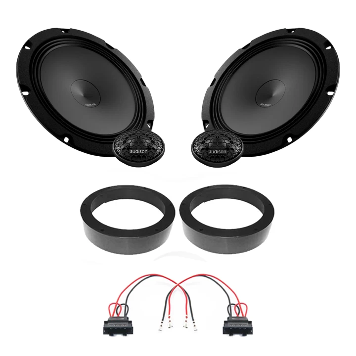 Pachete de difuzoare dedicate - Pachet difuzoare auto Audison Prima dedicat usi fata Volkswagen Passat B8 2014-, RMS 100W, 200mm