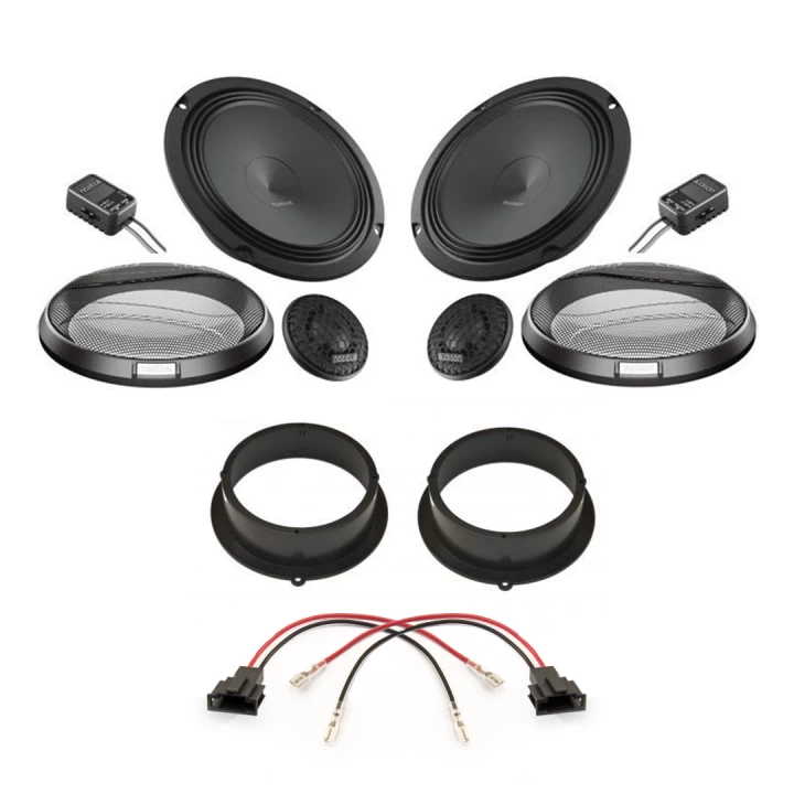 Pachete de difuzoare dedicate - Pachet difuzoare auto Audison Prima dedicat usi spate Audi A4 2007-2015, RMS 100 W