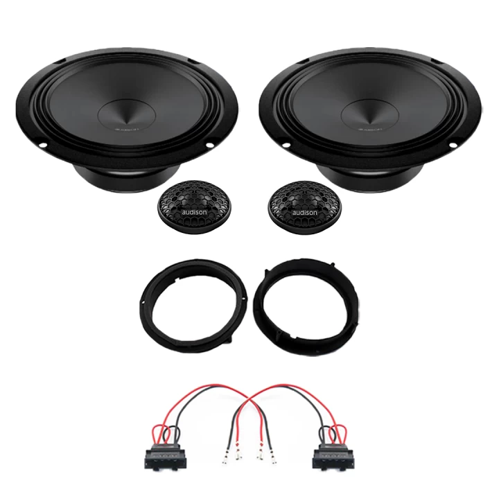 Pachete de difuzoare dedicate - Pachet difuzoare auto Audison Prima dedicat usi spate Volkswagen Golf 8 2020-, RMS 100W