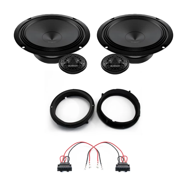 Pachete de difuzoare dedicate - Pachet difuzoare auto Audison Prima dedicat usi spate Volkswagen Tiguan 2016-, RMS 100W