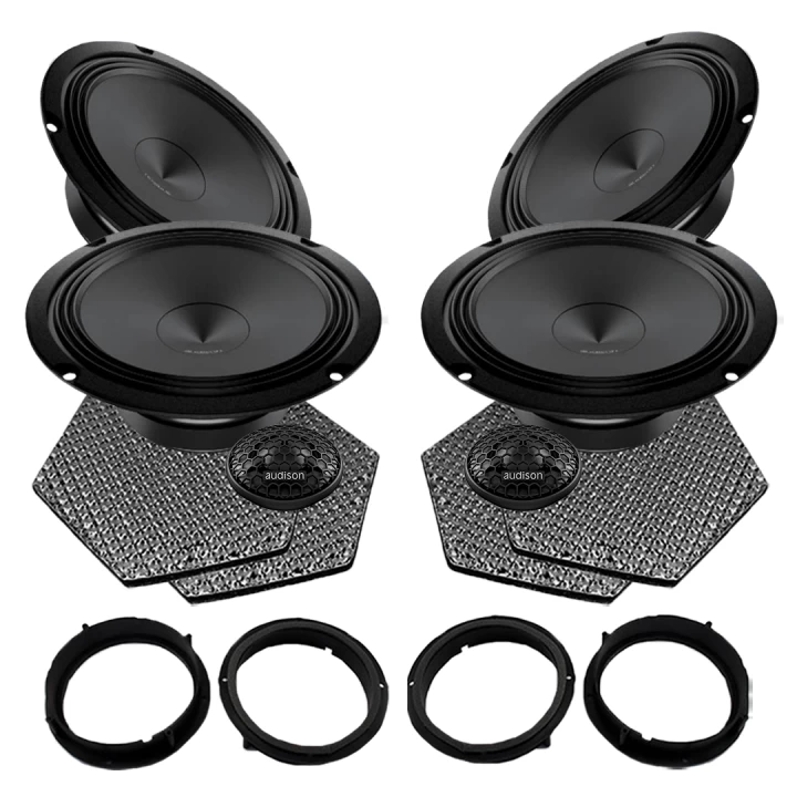 Pachete de difuzoare dedicate - Pachet difuzoare auto Audison Prima dedicat Volkswagen Golf 8 2020-, RMS 100W