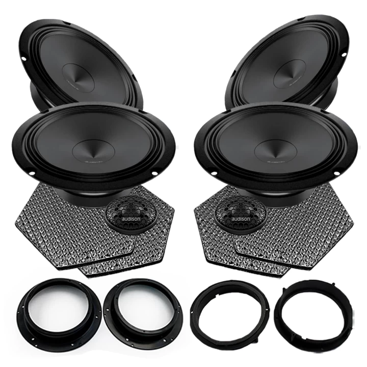 Pachete de difuzoare dedicate - Pachet difuzoare auto Audison Prima dedicat Volkswagen Passat B8 2014-, RMS 100W