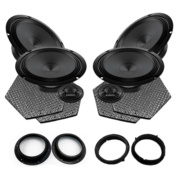 Pachete de difuzoare dedicate - Pachet difuzoare auto Audison Prima dedicat Volkswagen Tiguan 2016-, RMS 100W