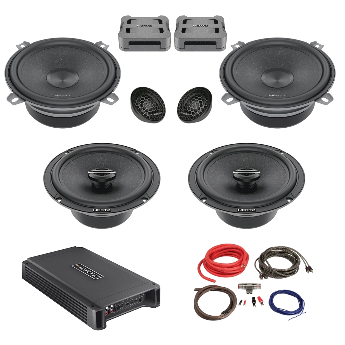 CarAudio - Pachet Difuzoare Auto cu amplificator Audi A4 B5 1995-2001 Hertz Cento 760 W