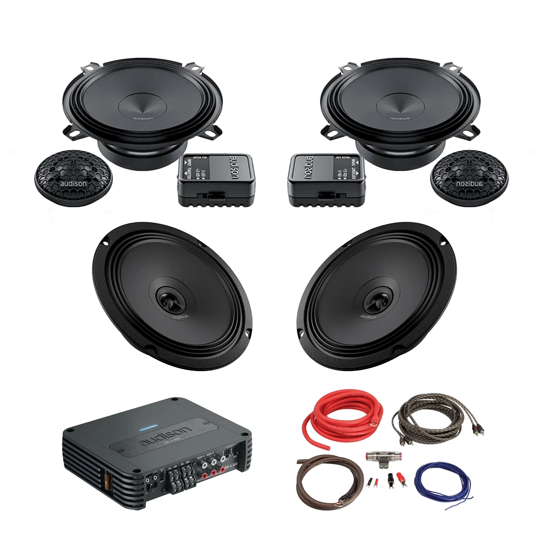 CarAudio - Pachet Difuzoare Auto cu amplificator Fiat Doblo 2 2015-2022 Audison Prima 560 W