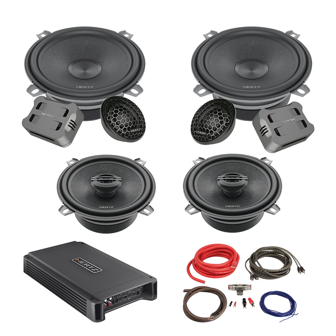 CarAudio - Pachet Difuzoare Auto cu amplificator Lancia Ypsilon 1995-2003 Hertz Cento 760 W