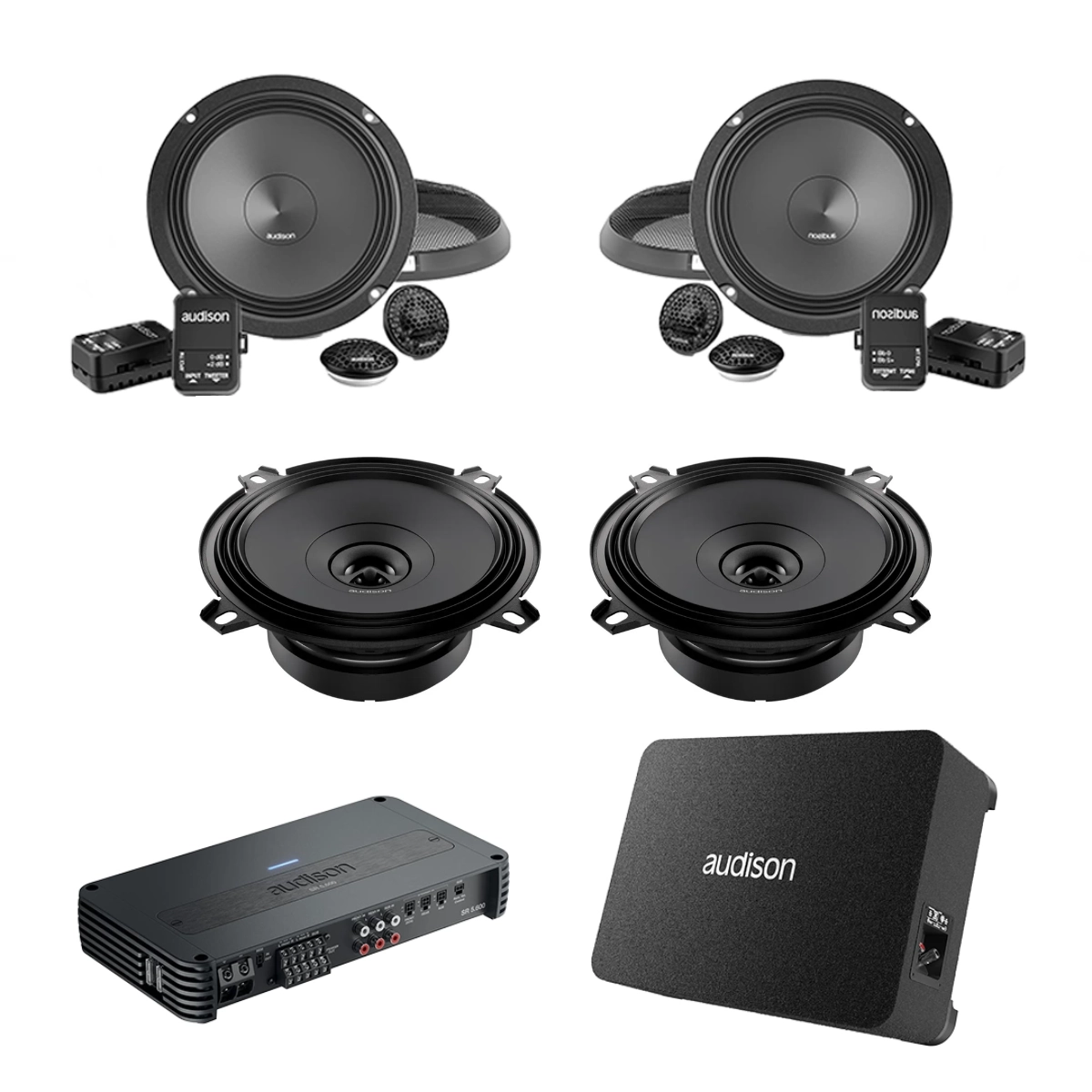 Pachete difuzoare cu subwoofer - Pachet Difuzoare Auto cu subwoofer Mercedes-Benz E Class W210 1996-2003 Audison Prima 1010 W