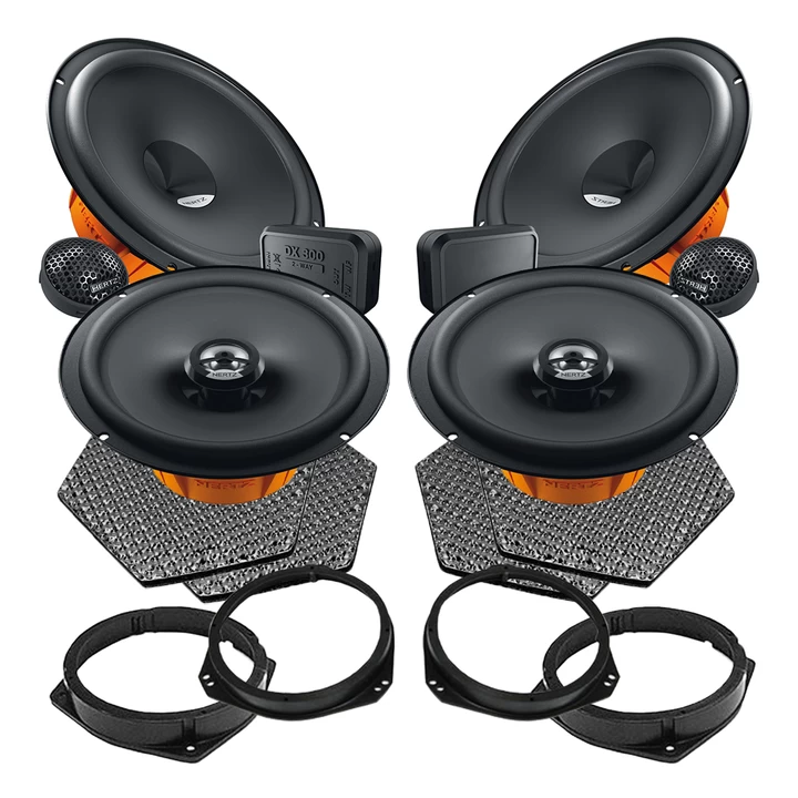 Pachete de difuzoare dedicate - Pachet difuzoare auto Hertz Dieci dedicat Alfa Romeo 159, RMS 80 W