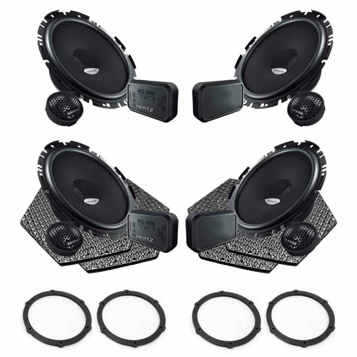 Pachete de difuzoare dedicate - Pachet difuzoare auto Hertz Dieci dedicat Citroen C5 2000-2008, RMS 80W