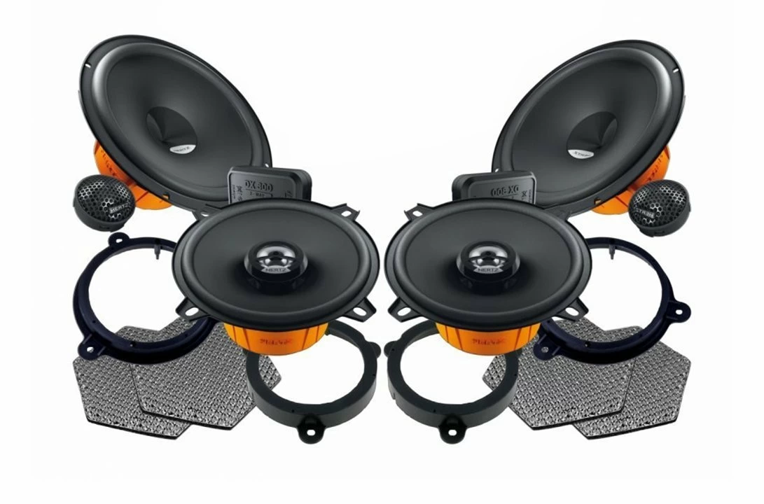 Pachete de difuzoare dedicate - Pachet difuzoare auto Hertz Dieci dedicat Dacia Logan, Sandero, Lodgy (2012 - 2023)