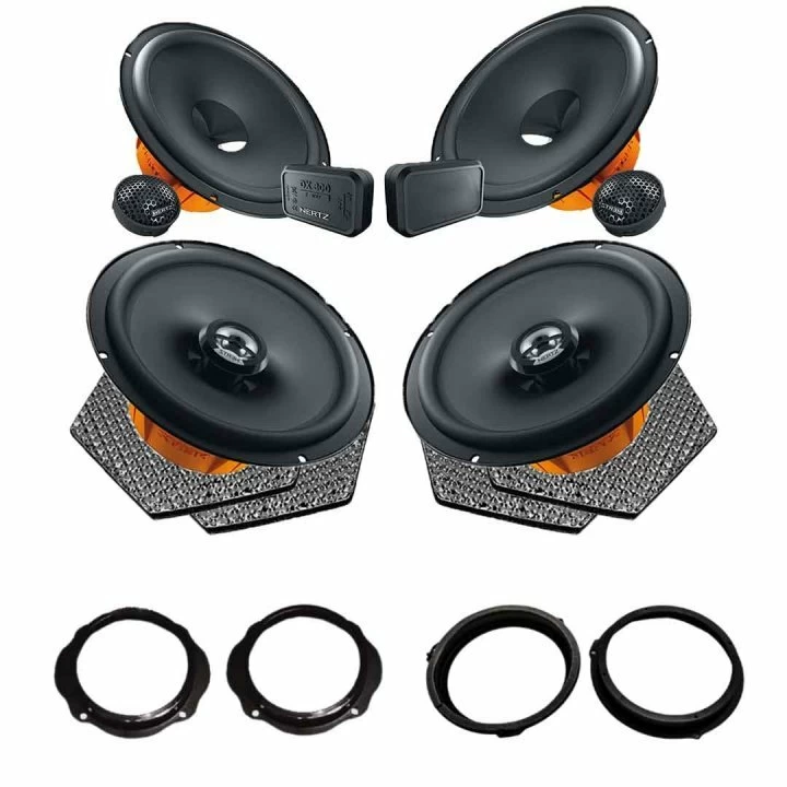 Pachete de difuzoare dedicate - Pachet difuzoare auto Hertz Dieci dedicat Ford Kuga 2008-2012, RMS 80W