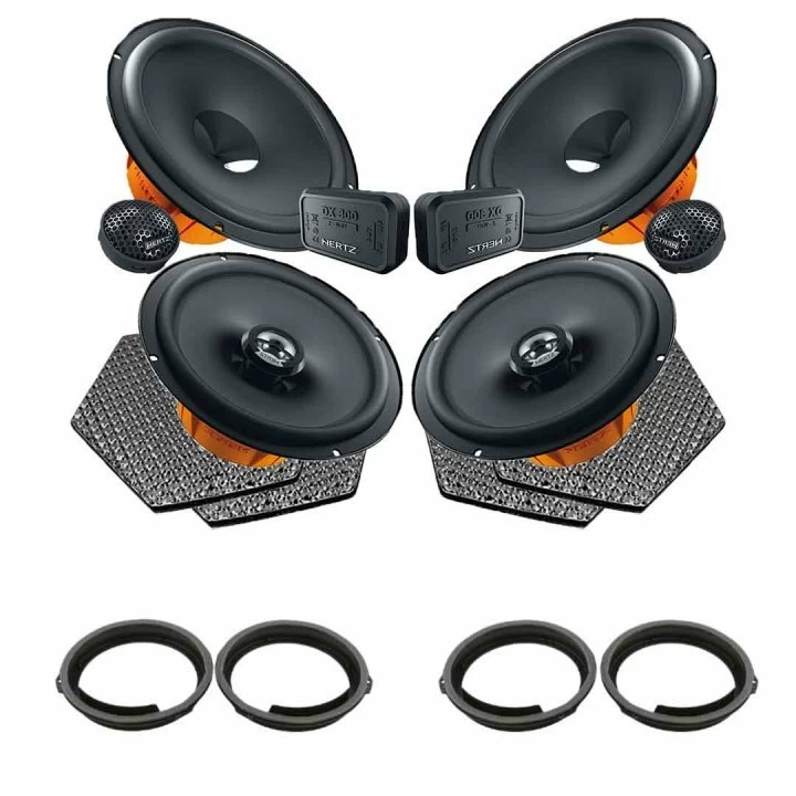 Pachete de difuzoare dedicate - Pachet difuzoare auto Hertz Dieci dedicat Ford Ranger 2011-, RMS 80W