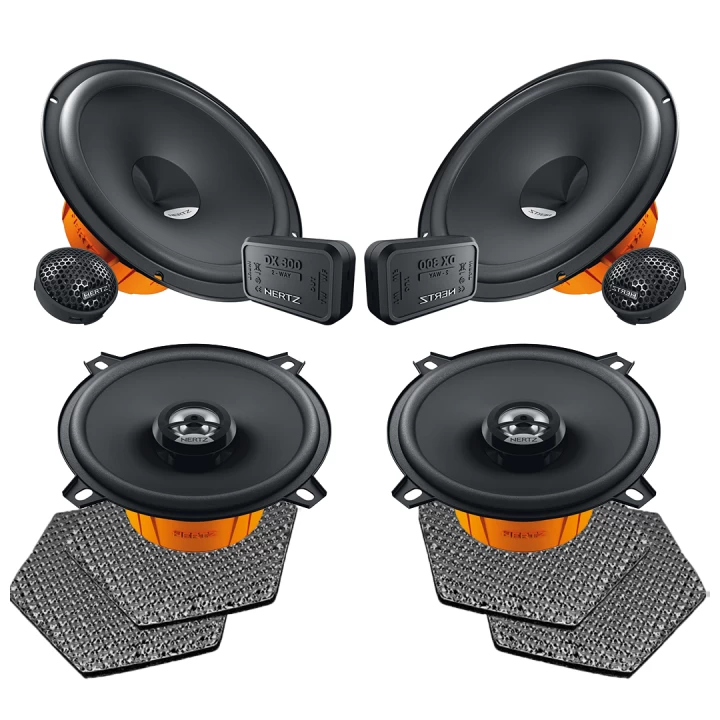 Pachete de difuzoare dedicate - Pachet difuzoare auto Hertz Dieci dedicat Mazda 6 2007-2012, RMS 80W