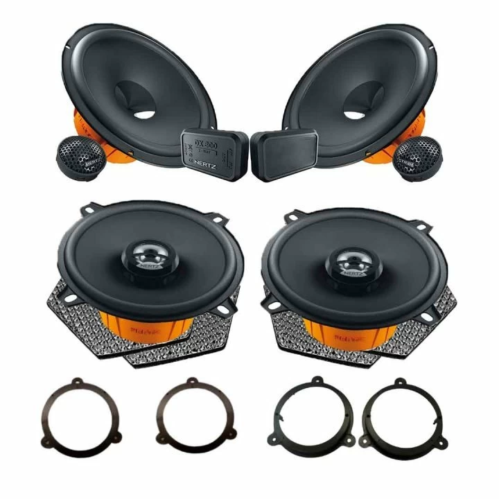 Pachete de difuzoare dedicate - Pachet difuzoare auto Hertz Dieci dedicat Nissan Leaf 2010-2017, RMS 80W