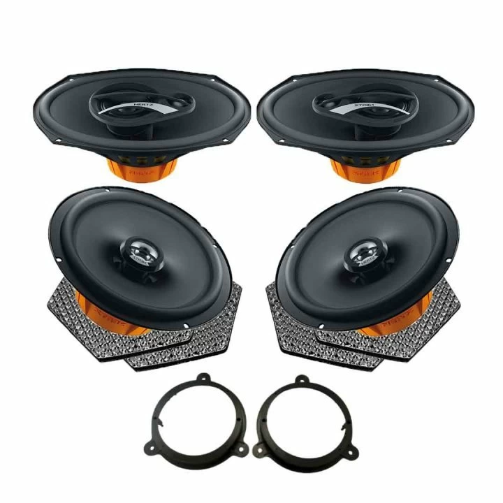 Pachete de difuzoare dedicate - Pachet difuzoare auto Hertz Dieci dedicat Nissan Patfinder 2004-2010, RMS 90W
